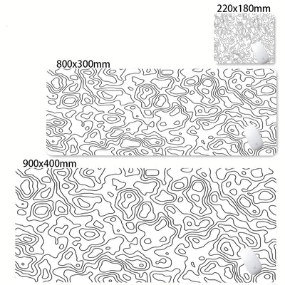 Strata Gaming Desk Mat | Abstract Design — Multiple Sizes | Waterproof