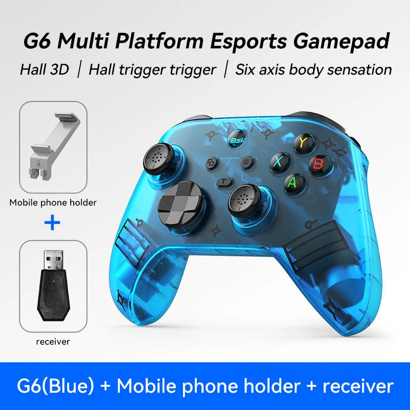 G6 Pro Wireless Controller — Hall Trigger, Zero Drift, Total Precision
