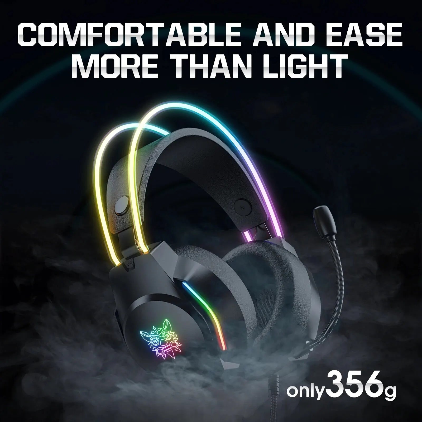 ONIKUMA RGB Gaming Headset | Stereo Sound & HD Mic