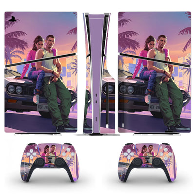 Vice City Skin Set — PS5 Console & Controller Wrap