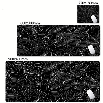 Strata Gaming Desk Mat | Abstract Design — Multiple Sizes | Waterproof