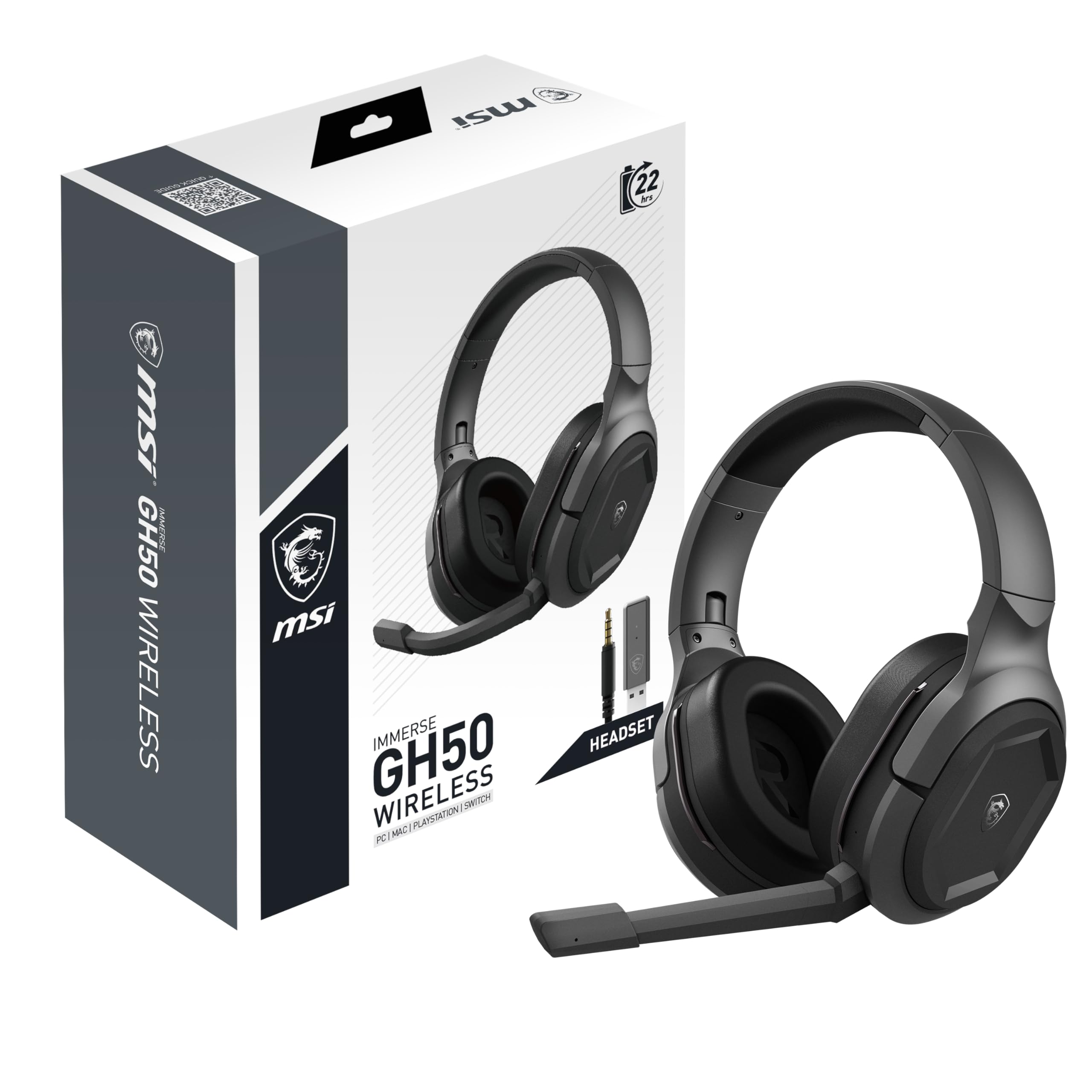 MSI IMMERSE GH50 Wireless  Gaming Headset